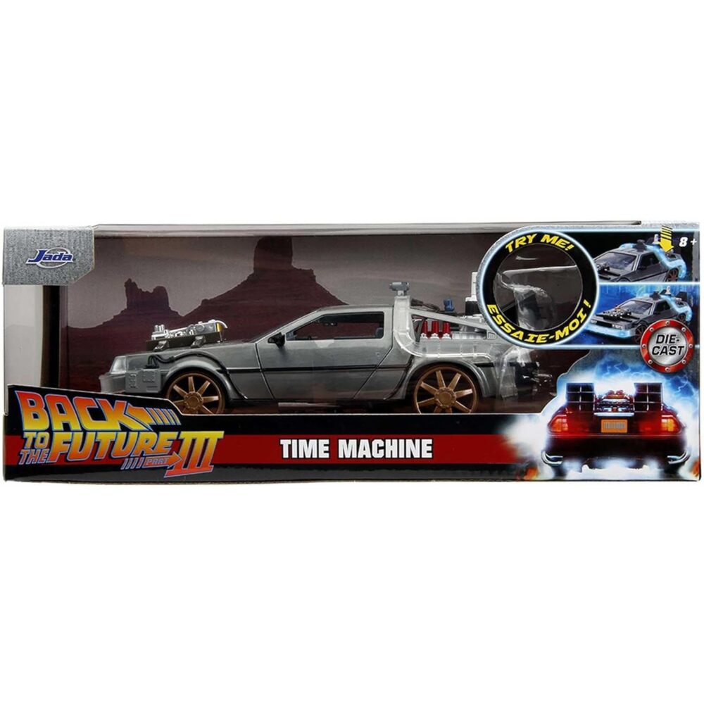 DELOREAN TIME MACHINE 1885 BACK TO THE FUTURE III 1/24 SCALE