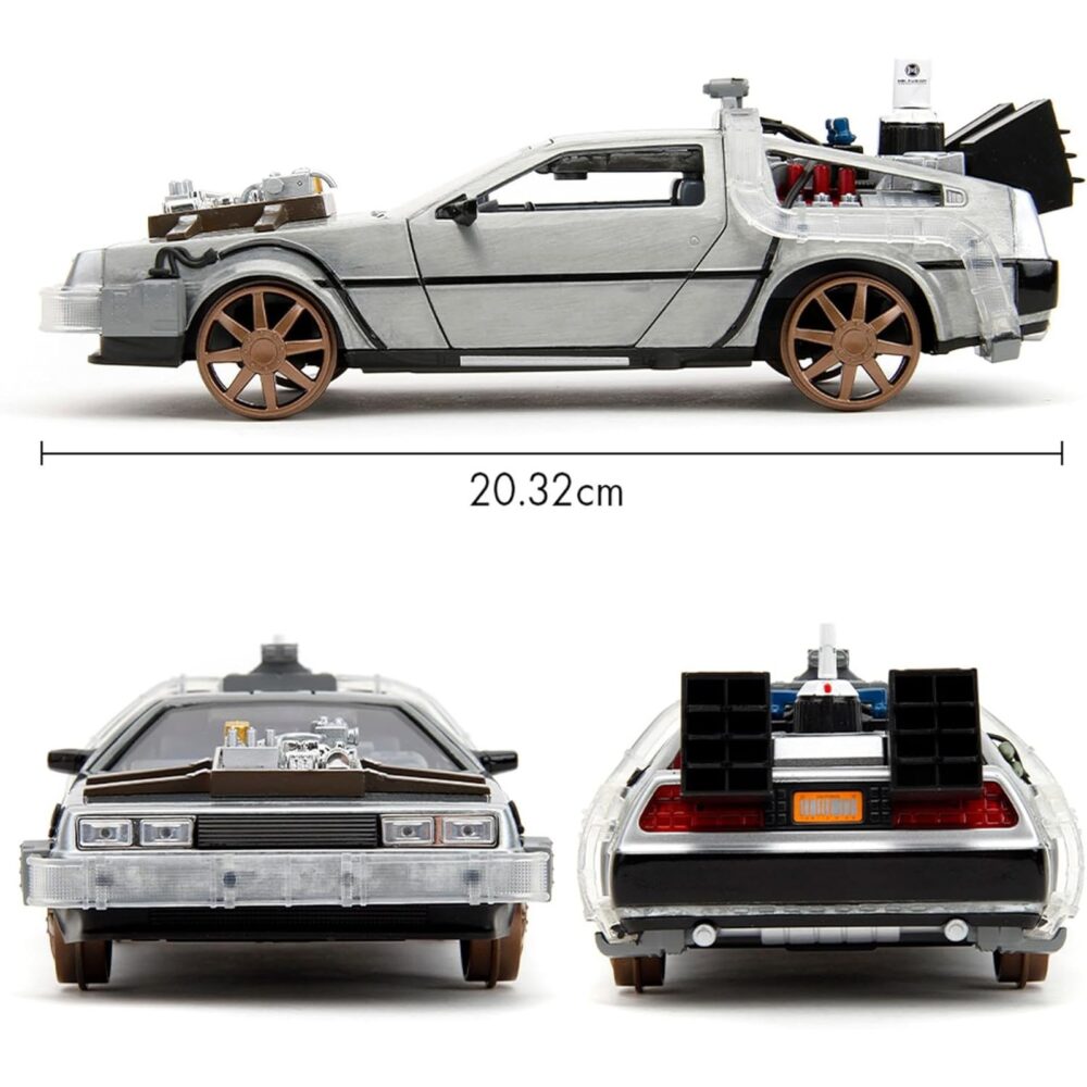 DELOREAN TIME MACHINE 1885 BACK TO THE FUTURE III 1/24 SCALE