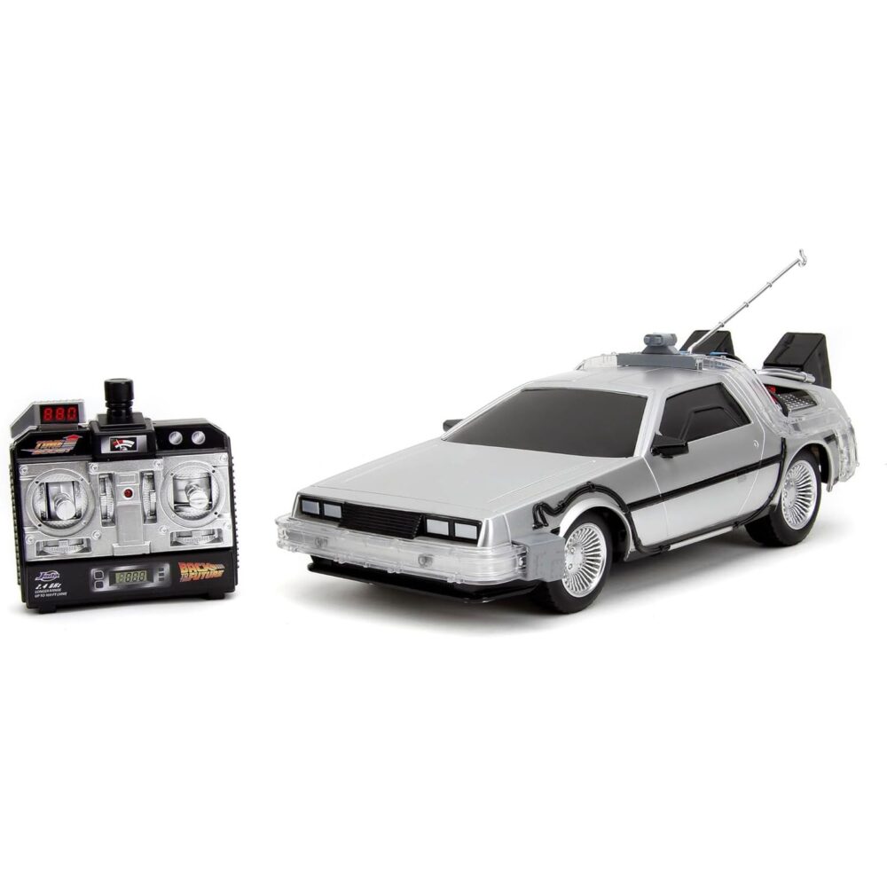 DELOREAN TIME MACHINE BACK TO THE FUTURE RADIOCONTROL 1/16