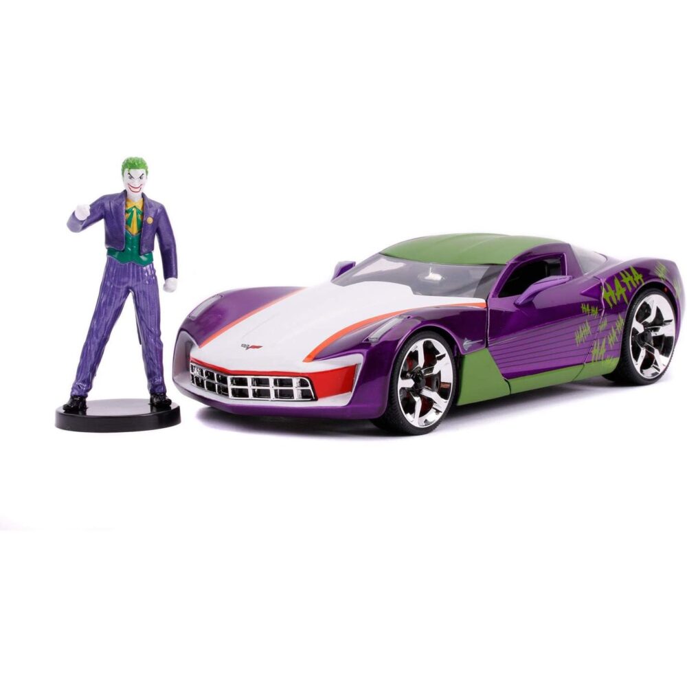 JOKER & 2009 CHEVY CORVETTE STINGRAY SET 1/24