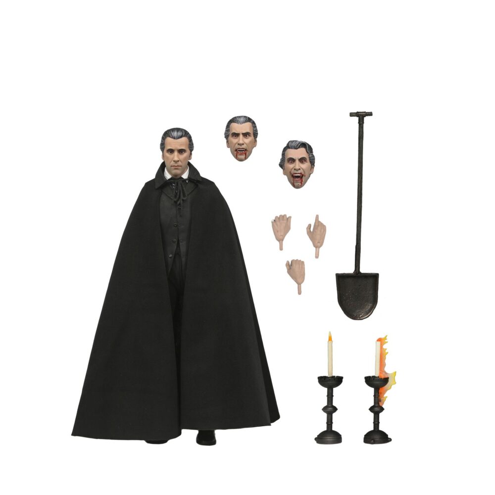 Figura de acción articulada de 18 cm del personaje ULTIMATE COUNT DRACULA HORROR OF DRÁCULA 1958 de NECA.