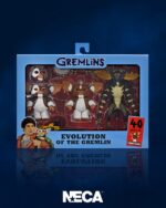 Pack de 3 figuras de acción de los personajes EVOLUTION OF THE GREMLIN 40TH ANNIVERSARY BOX SET GREMLINS de NECA