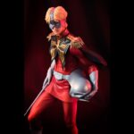 Estatua de 16 cm del personaje CHAR AZNABLE MOBILE SUIT GUNDAM GGG de la marca MEGAHOUSE