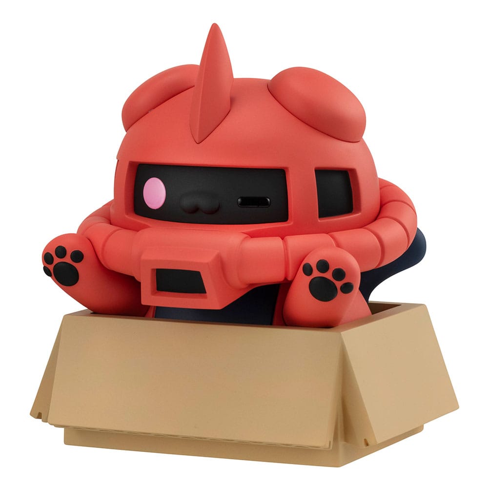 CHAR’S ZAKU MOBILE SUIT GUNDAM MEGA CAT PROJECT NYANTO! THE BIG NYANDAM SERIES. Figura de la serie animada ´Mobile Suit Gundam´. Cada figura mide un tamaño de 14 cm.