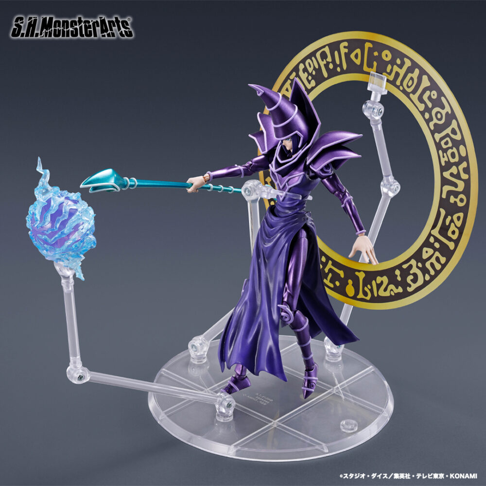 Figura de acción de 16 cm del personaje DARK MAGICIAN YU-GI-OH DUEL MONSTERS SH MONSTER ARTS de TAMASHII NATIONS