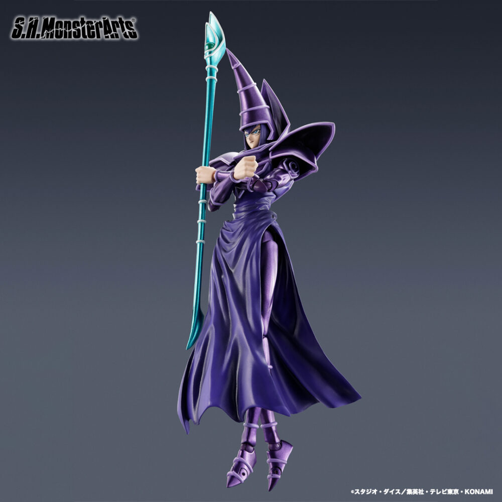 Figura de acción de 16 cm del personaje DARK MAGICIAN YU-GI-OH DUEL MONSTERS SH MONSTER ARTS de TAMASHII NATIONS