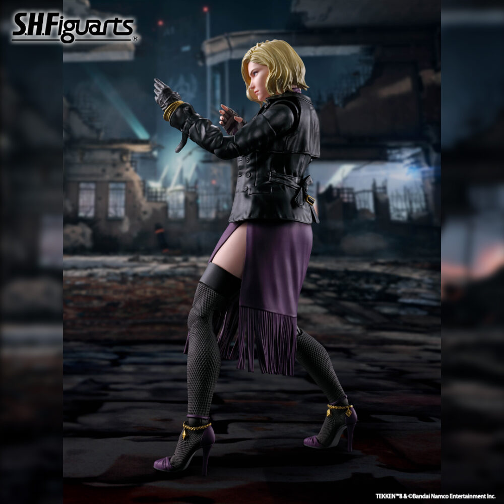 Figura articulada de acción de 15 cm del personaje NINA WILLIAMS TEKKEN 8 SH FIGUARTS de TAMASHII NATIONS