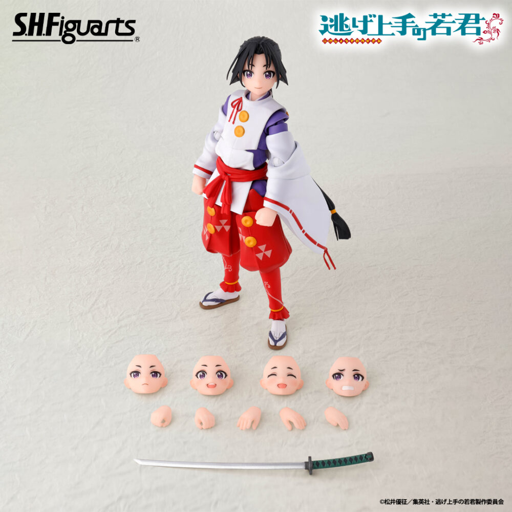 Figura de acción articulada de 14 cm del personaje TOKIYUKI HOJO THE ELUSIVE SAMURAI SH FIGUARTS de TAMASHII NATIONS