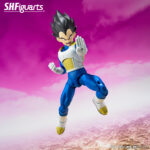 Figura de acción articulada de 15 cm del personaje VEGETA DRAGON BALL DAIMA SH FIGUARTSde TAMASHII NATIONS