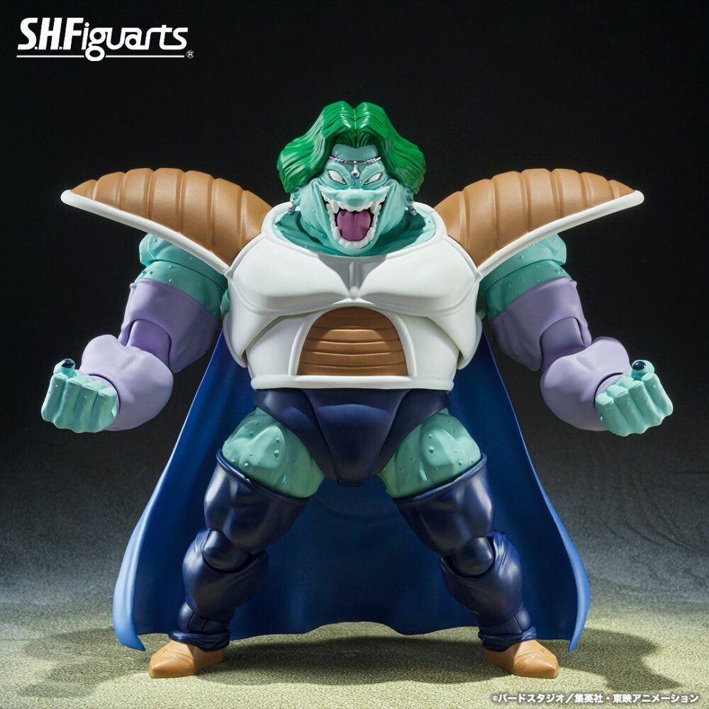 Figura de acción articulada de 16 cm del personaje ZARBON TRUE POWER DRAGON BALL Z SH FIGUARTS de TAMASHII NATIONS