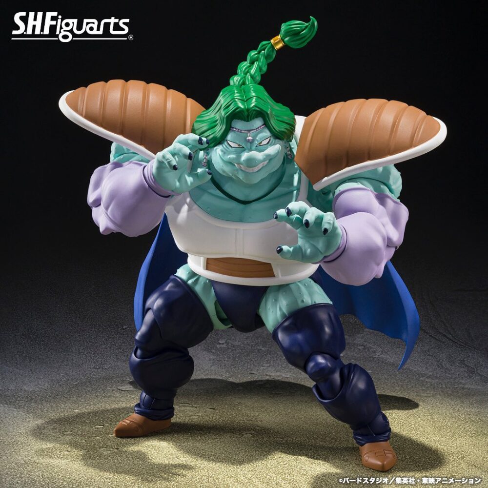 Figura de acción articulada de 16 cm del personaje ZARBON TRUE POWER DRAGON BALL Z SH FIGUARTS de TAMASHII NATIONS