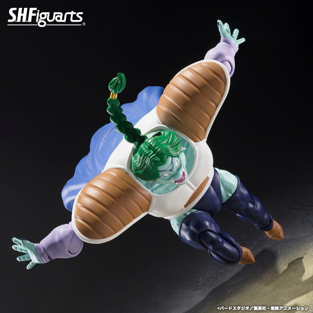 Figura de acción articulada de 16 cm del personaje ZARBON TRUE POWER DRAGON BALL Z SH FIGUARTS de TAMASHII NATIONS