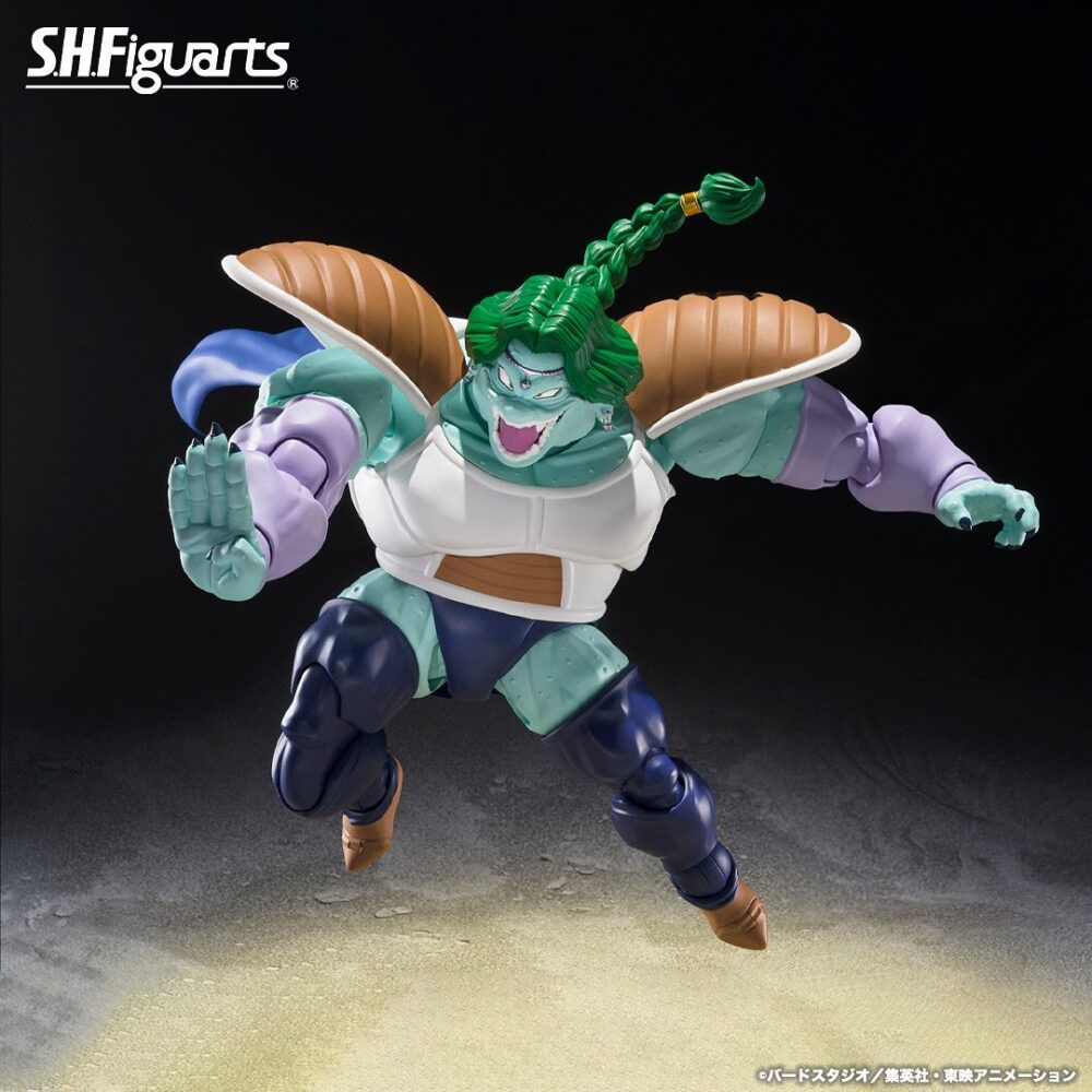 Figura de acción articulada de 16 cm del personaje ZARBON TRUE POWER DRAGON BALL Z SH FIGUARTS de TAMASHII NATIONS