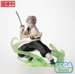 SANEMI SHINAZUGAWA HASHIRA TRAINING XROSS LINK ANIME ESTATUA. Estatua PVC de 12 cm de la serie Kimetsu no Yaiba.