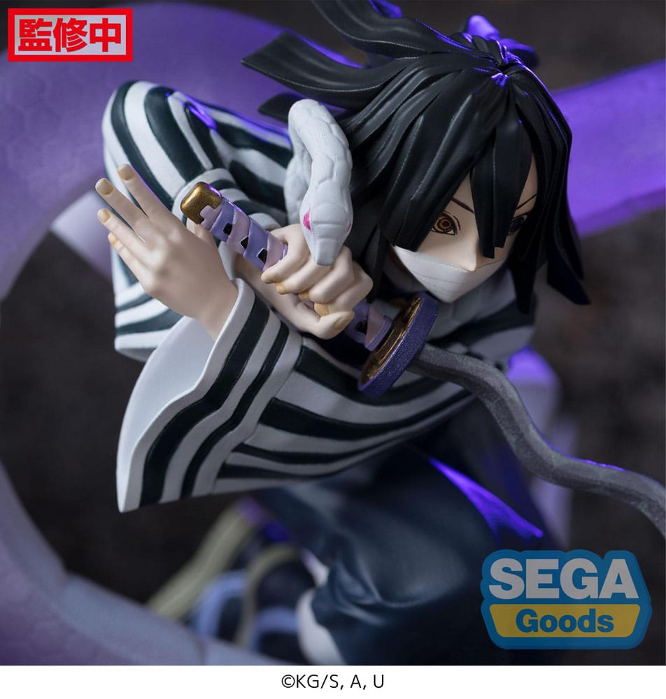 OBANAI IGURO HASHIRA TRAINING XROSS LINK ANIME ESTATUA. Estatua PVC de 12 cm de la serie Kimetsu no Yaiba.