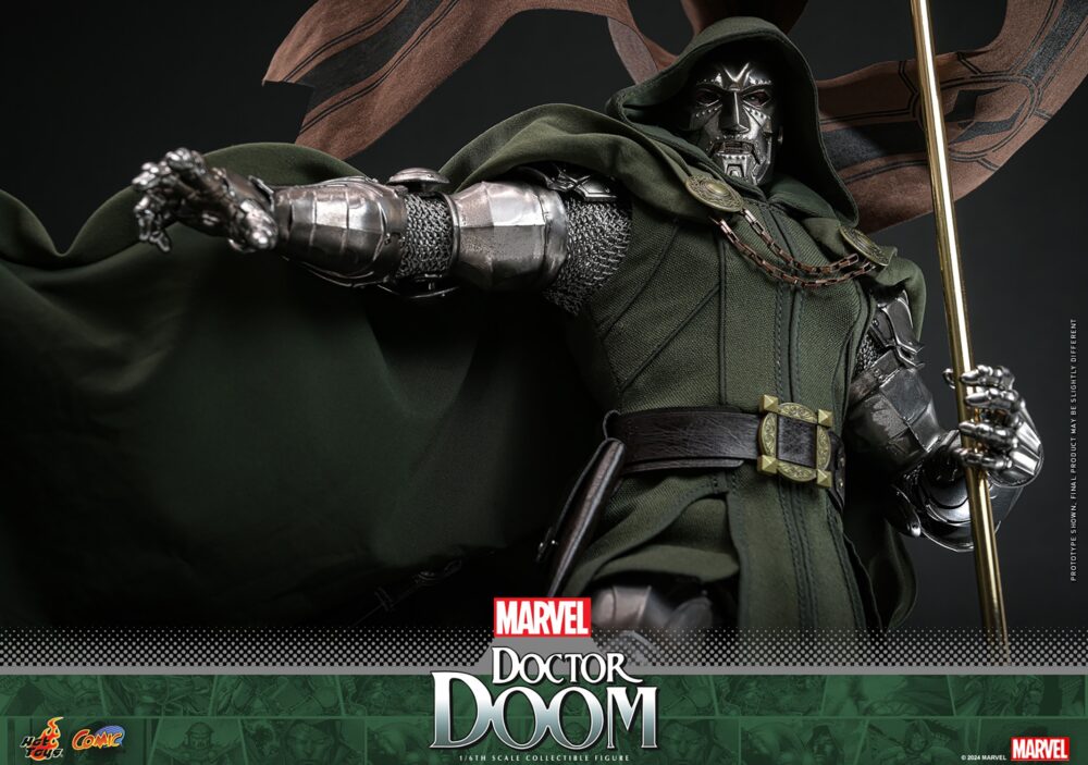 Figura de acción articulada de 30 cm del personaje DOCTOR DOOM COMIC MASTERPIECE 16 HOT TOYS de SIDESHOW