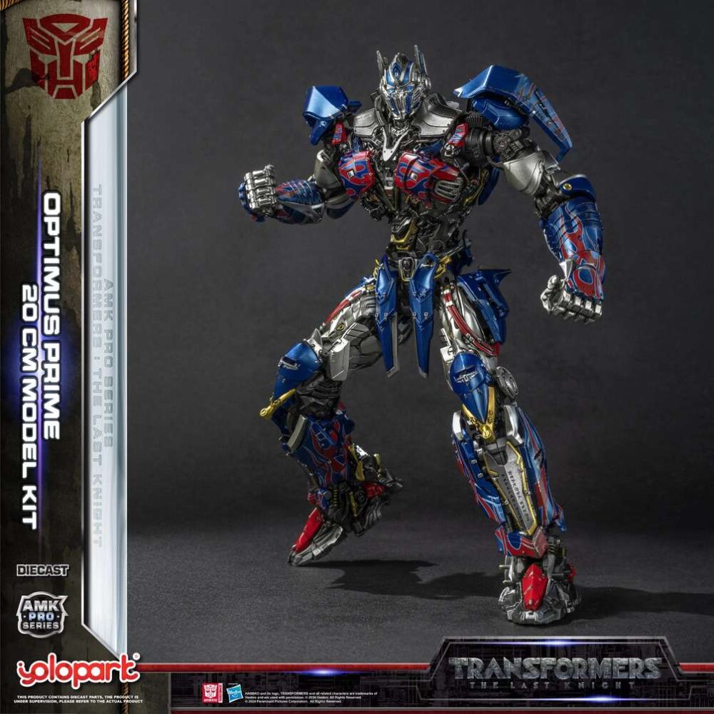 Maqueta articulada de 20 cm del personaje OPTIMUS PRIME (OVERSEA VERSION) AMK PRO SERIES TRANSFORMERS THE LAST KNIGHT de la marca YOLOPACK