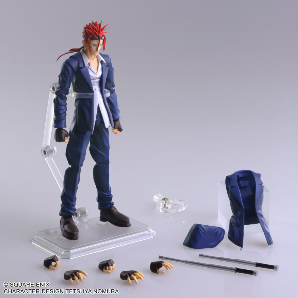 Figura de acción articulada de 16 cm del personajeRENO FINAL FANTASY VII BRING ARTS de SQUARE ENIX