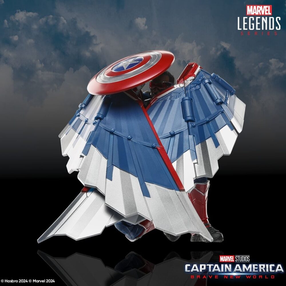 Figura de acción articulada de 16 cm del personaje CAPITAN AMERICA (CAPTAIN AMERICA BRAVE NEW WORLD) MARVEL LEGENDS SERIES de HASBRO