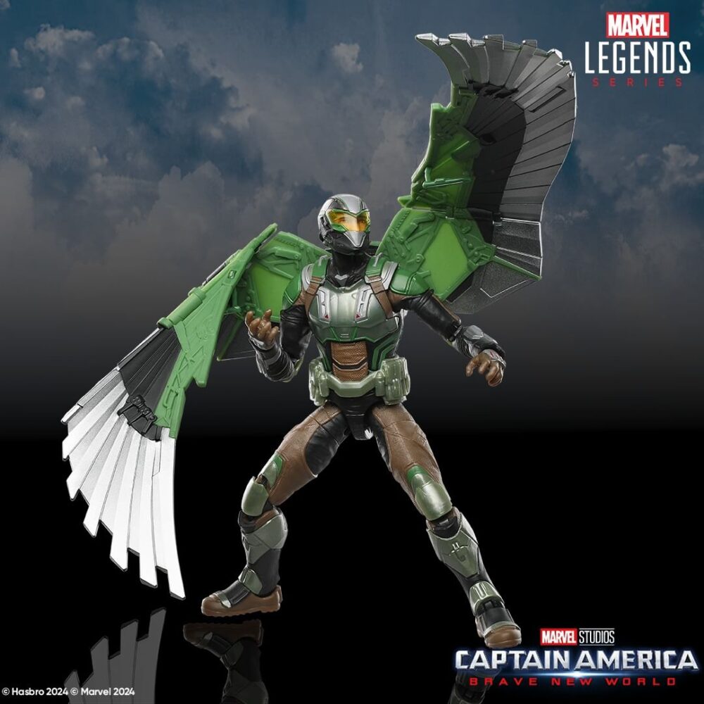 Figura de acción articulada de 16 cm del personaje MARVEL´S FALCON (CAPTAIN AMERICA) MARVEL LEGENDS SERIES de HASBRO