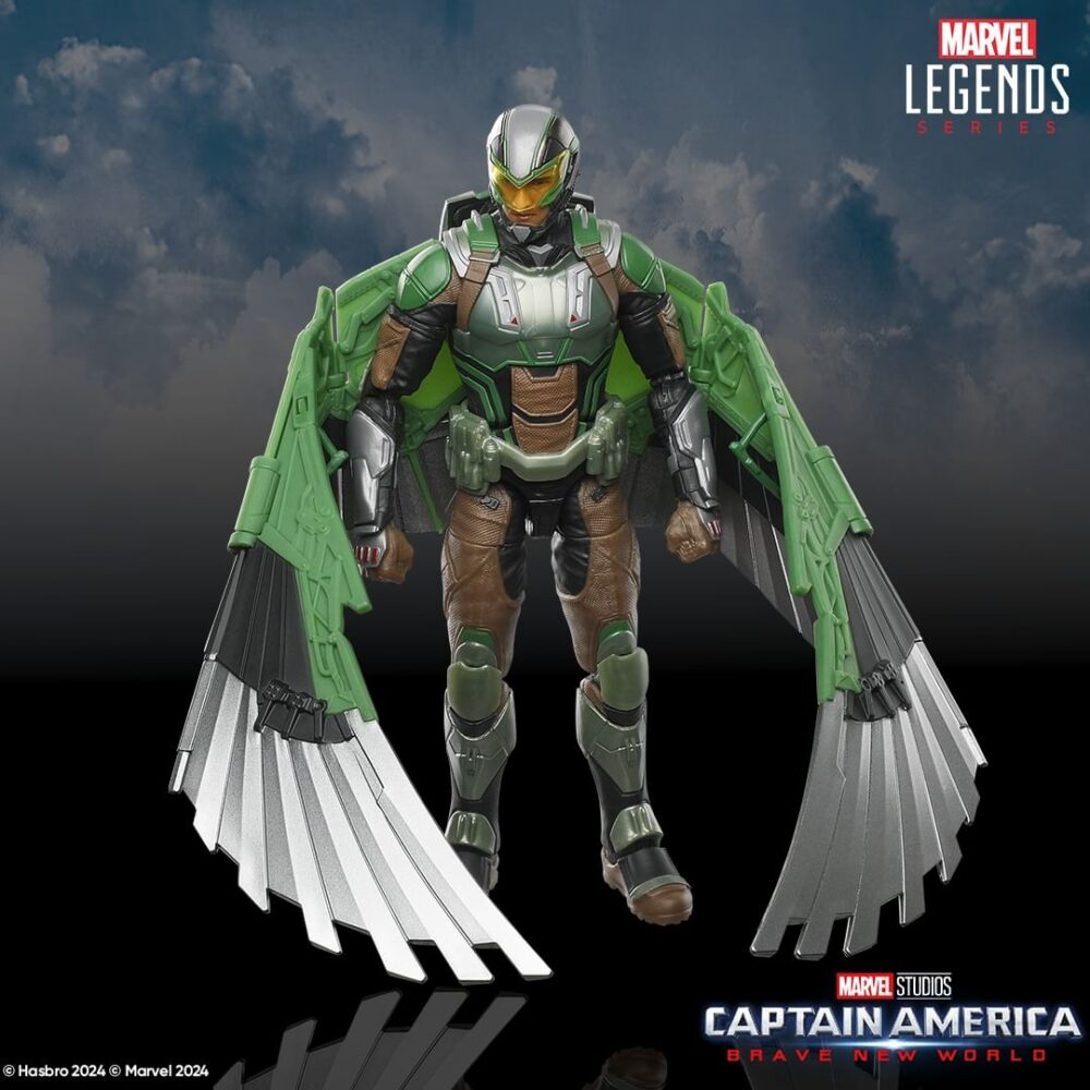 Figura de acción articulada de 16 cm del personaje MARVEL´S FALCON (CAPTAIN AMERICA) MARVEL LEGENDS SERIES de HASBRO