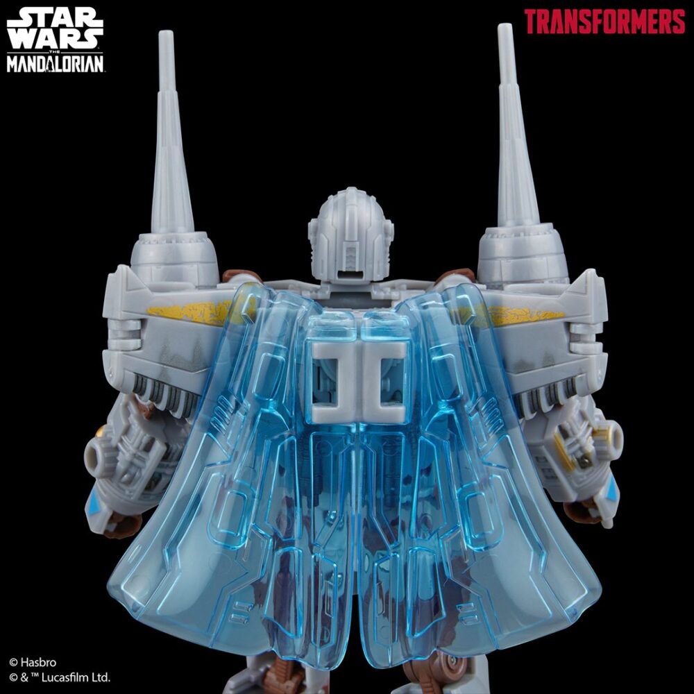 Figura articulada de acción de 16 cm del croosover de STAR WARS X TRANSFORMES de la figura N-1 STARFIGHTER TRANSFORMERS X STAR WARS THE MANDALORIAN de HASBRO