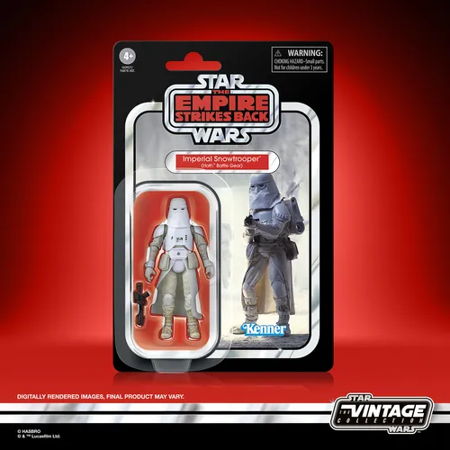 Figura de acción articulada de 13 cm del personaje IMPERIAL SNOWTROOPER HOT BATTLE GEAR VINTAGE COLLECTION STAR WARS de HASBRO