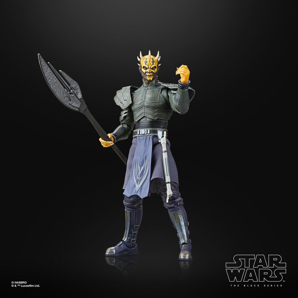 Figura de acción articulada de 16 cm del personaje SAVAGE OPRESS BLACK SERIES STAR WARS THE CLONE WARS de HASBRO