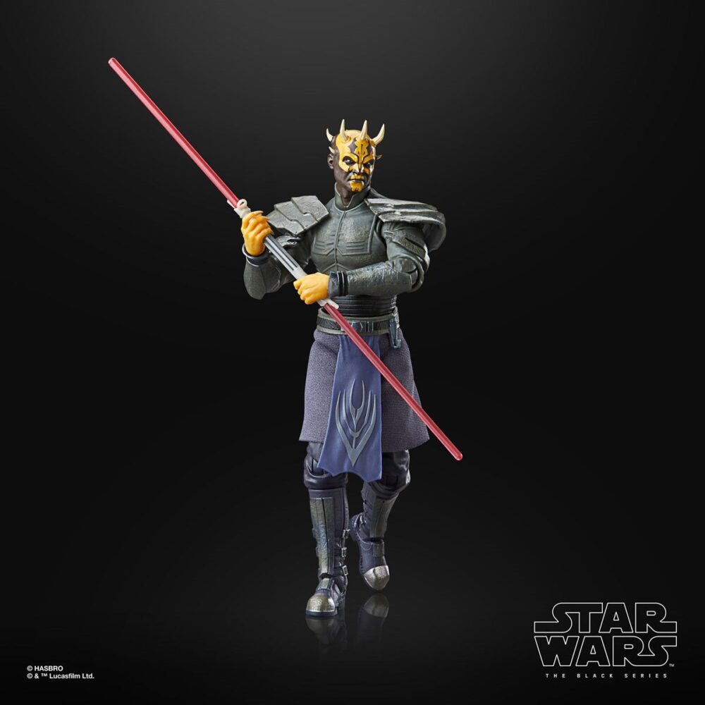 Figura de acción articulada de 16 cm del personaje SAVAGE OPRESS BLACK SERIES STAR WARS THE CLONE WARS de HASBRO