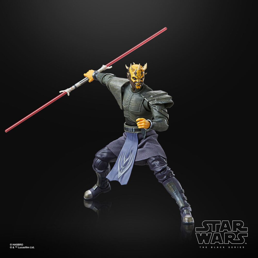 Figura de acción articulada de 16 cm del personaje SAVAGE OPRESS BLACK SERIES STAR WARS THE CLONE WARS de HASBRO