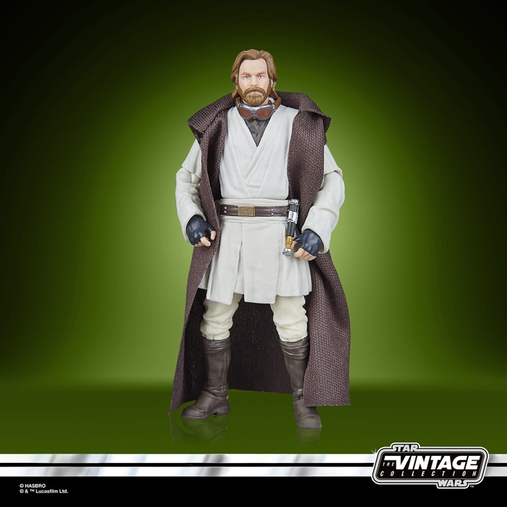 Figura de acción articulada de 9 cm del personaje OBI-WAN KENOBI STAR WARS VINTAGE COLLECTION de HASBRO