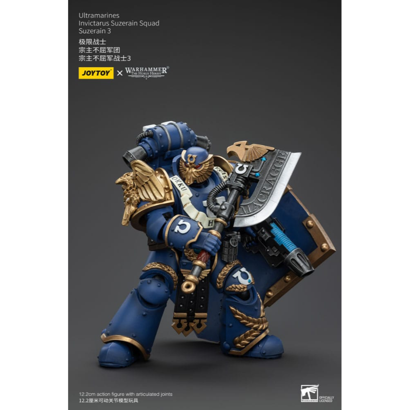 Figura de acción articulada de 15 cm del personaje WARHAMMER INVICTARUS SUZERAIN SQUAD SUZERAIN 3 THE HORUS HERESY ULTRAMARINES 1/18 de JOY TOY