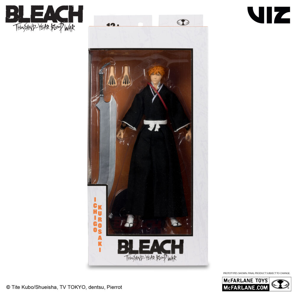 Figura de acción articulada de 16 cm del personaje BLEACH ICHIGO KUROSAKI (THOUSAND-YEAR BLOOD WAR) de MCFARLANE TOYS