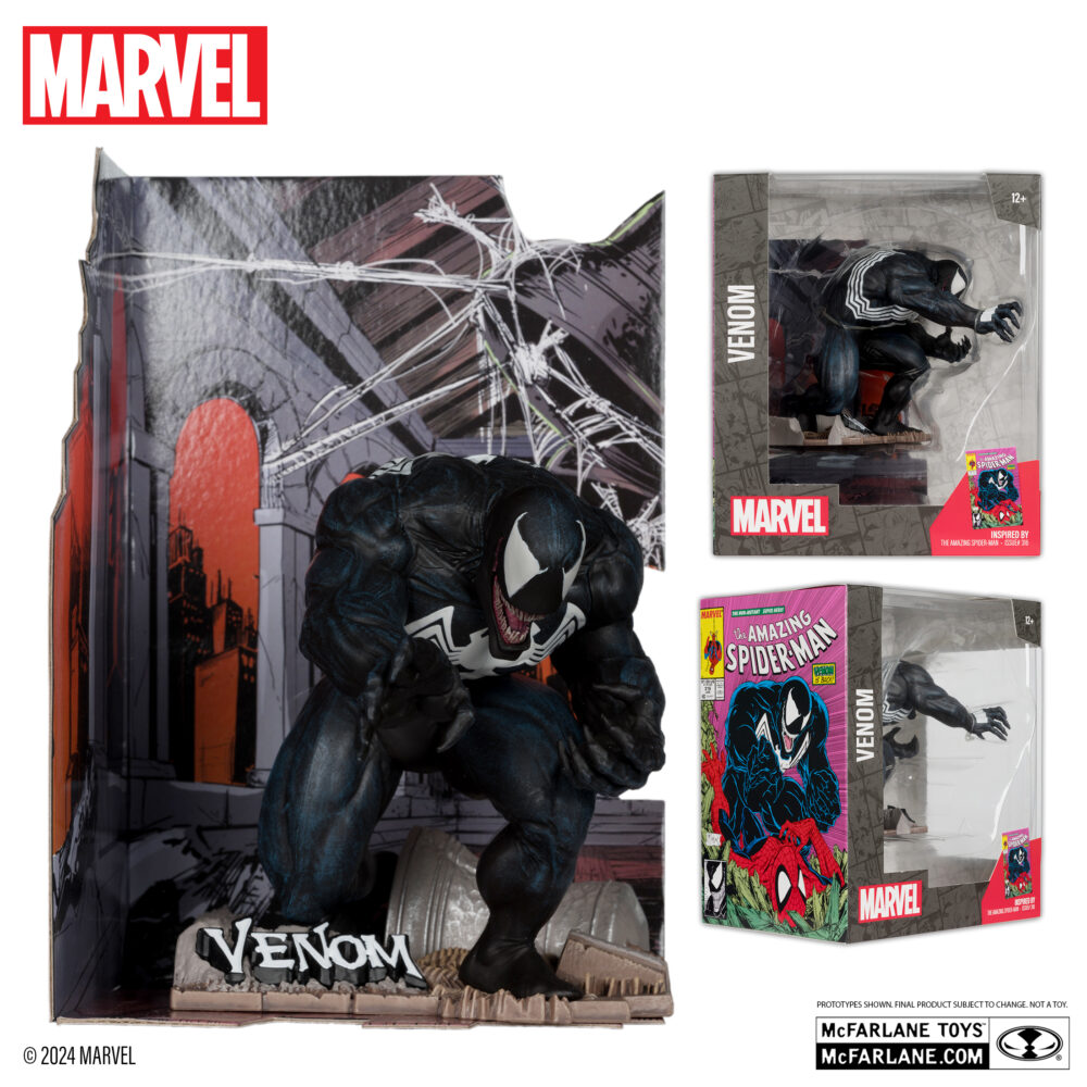 Estatua de PVC escala 1/10 del personaje ESTATUA VENOM 1/10 (THE AMAZING SPIDER-MAN Nº 316) de la marca MCFARALNE TOYS