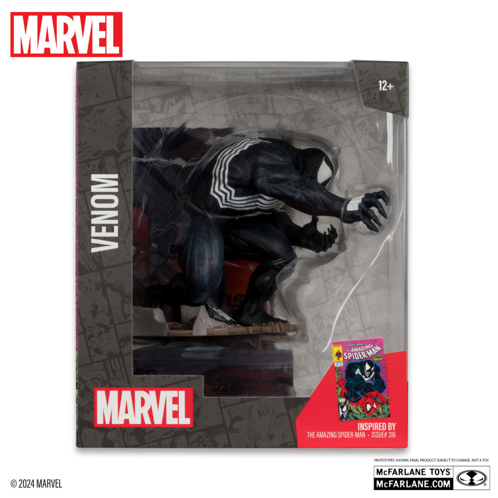 Estatua de PVC escala 1/10 del personaje ESTATUA VENOM 1/10 (THE AMAZING SPIDER-MAN Nº 316) de la marca MCFARALNE TOYS