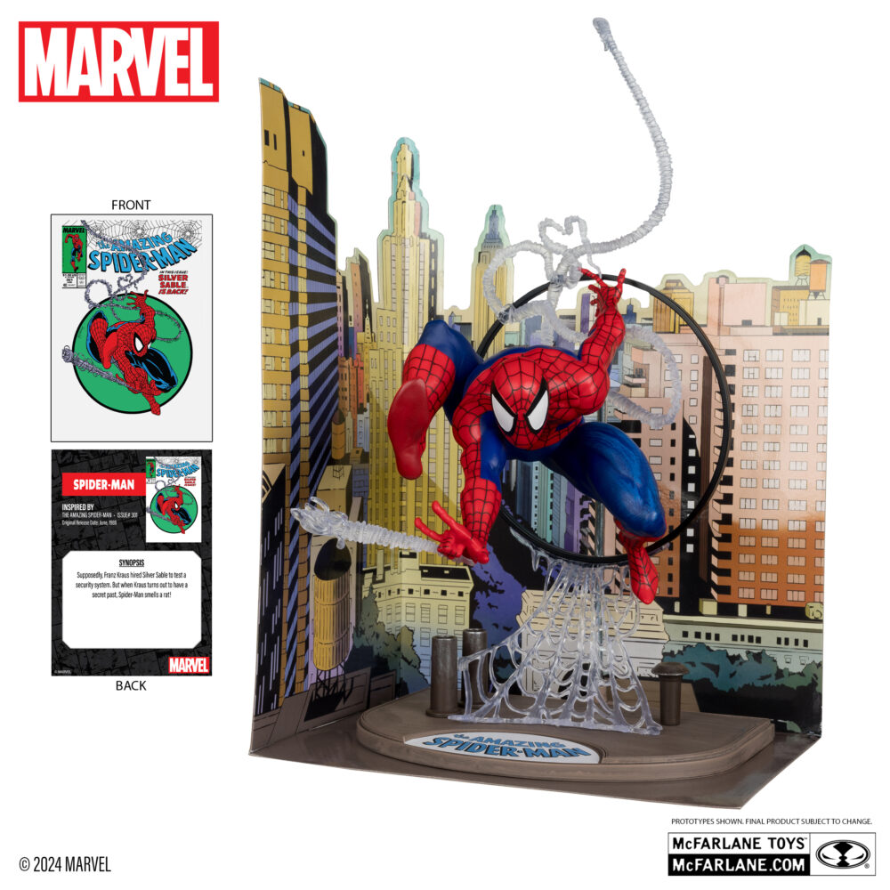 Estatua de PVC del personaje ESTATUA SPIDER-MAN 1/6 (THE AMAZING SPIDER-MAN Nº 301) de MCFARLANE TOYS