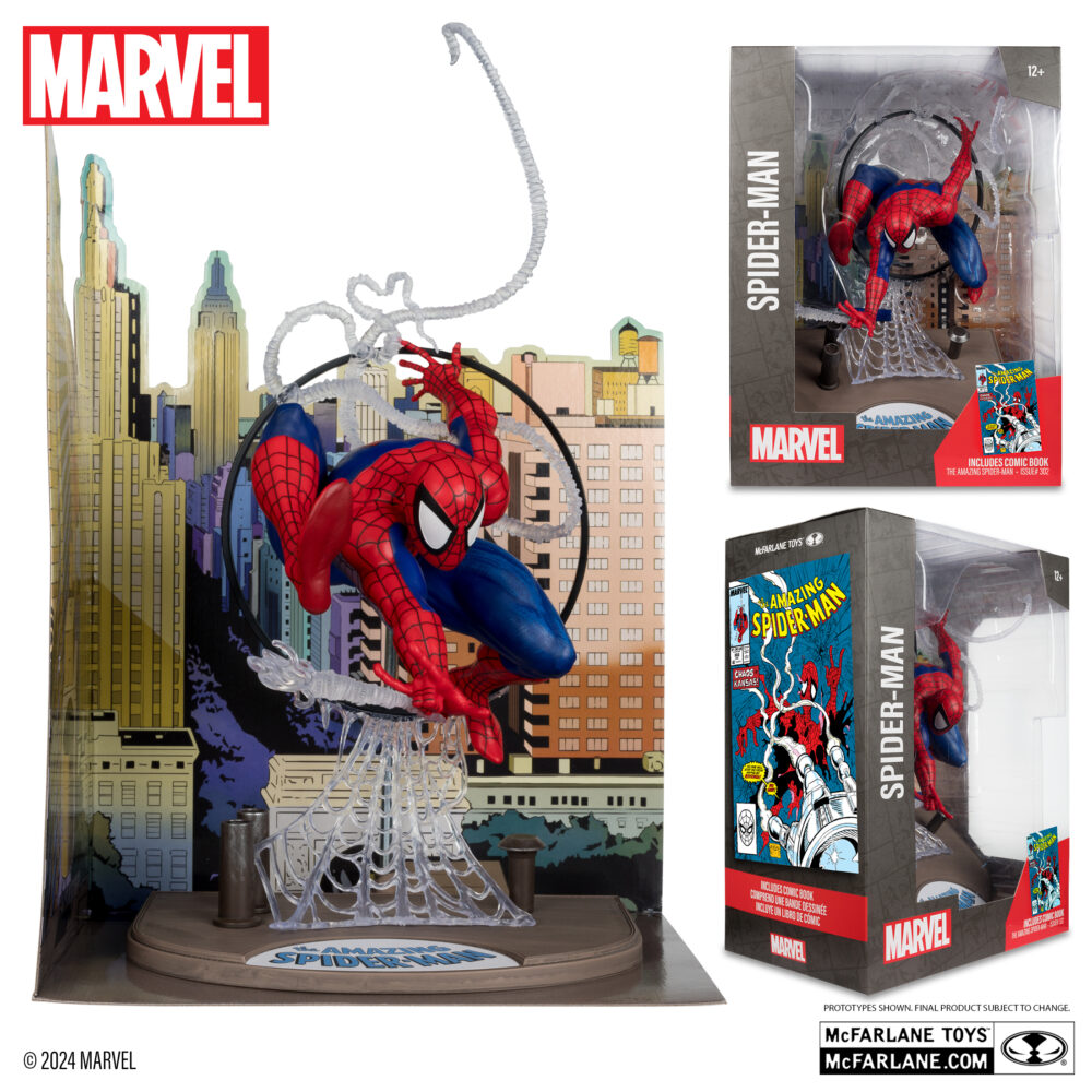 Estatua de PVC del personaje ESTATUA SPIDER-MAN 1/6 (THE AMAZING SPIDER-MAN Nº 301) de MCFARLANE TOYS