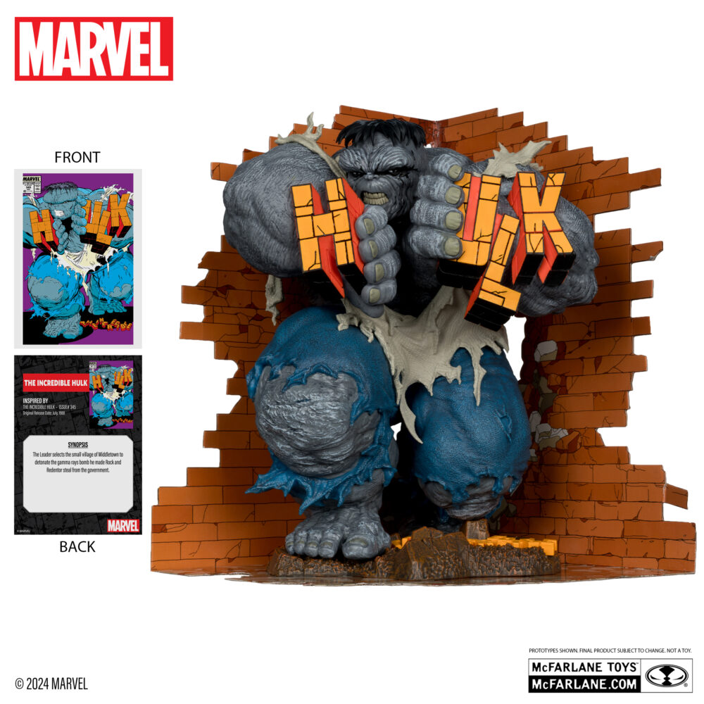 Estatua PVC del personaje ESTATUA HULK 1/6 (THE INCREDIBLE HULK Nº 345) de la marca MCFARLANE TOYS