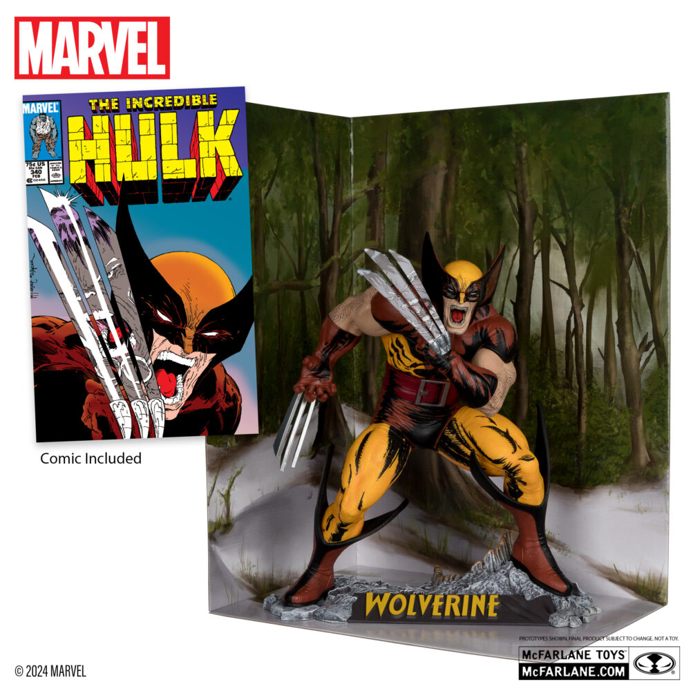 Estatua de PVC de 25cm del personaje ESTATUA WOLVERINE 1/6 (THE INCREDIBLE HULK Nº 340) de MARCARLANE TOYS