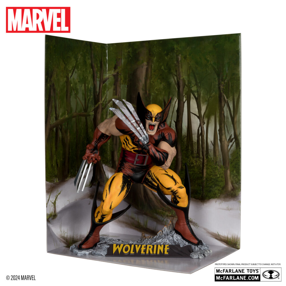 Estatua de PVC de 25cm del personaje ESTATUA WOLVERINE 1/6 (THE INCREDIBLE HULK Nº 340) de MARCARLANE TOYS