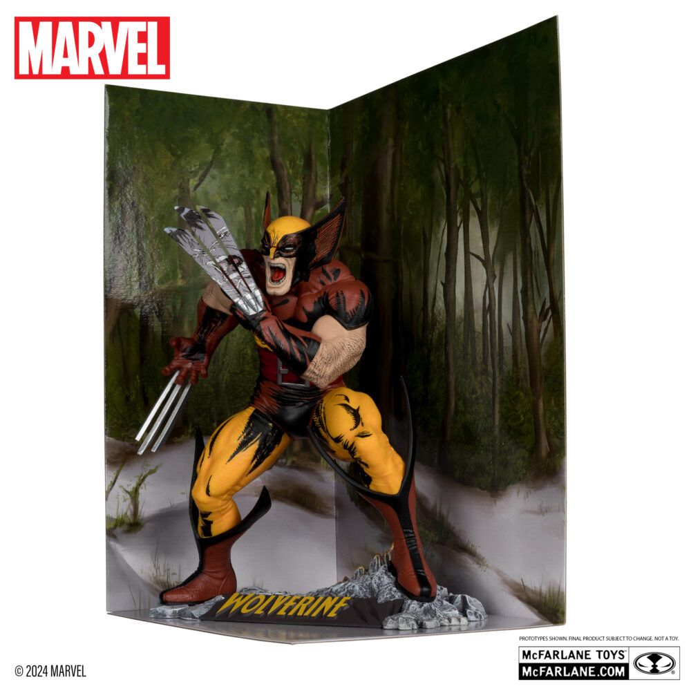 Estatua de PVC de 25cm del personaje ESTATUA WOLVERINE 1/6 (THE INCREDIBLE HULK Nº 340) de MARCARLANE TOYS