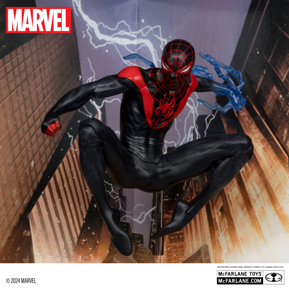 Estatua de PVC del pesonaje ESTATUA MILES MORALES 1/10 (MILES MORALES SPIDER-MAN Nº 1) de MCFARALNE TOYS