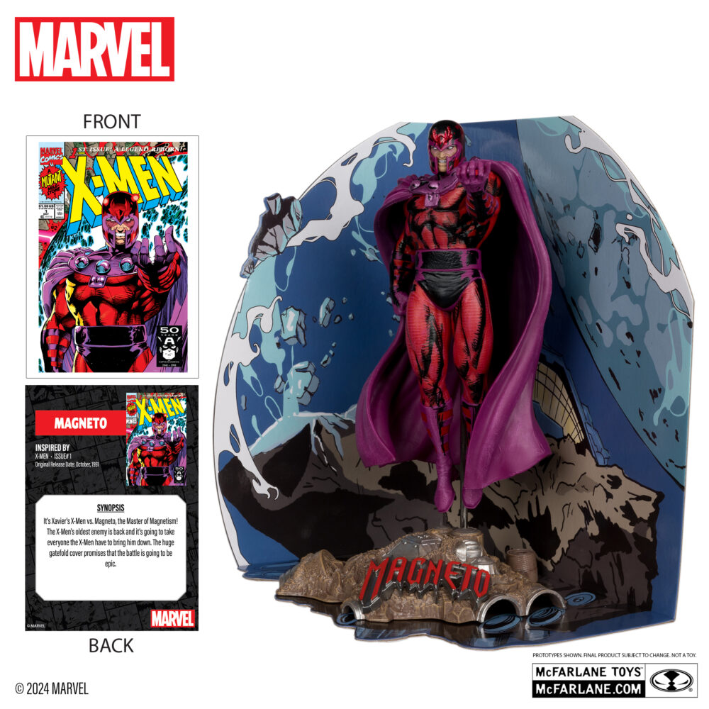 Estatua de PVC de 17cm del personaje ESTATUA MAGNETO 1/10 (X-MEN Nº 1) del fabricante MCFARALNE TOYS