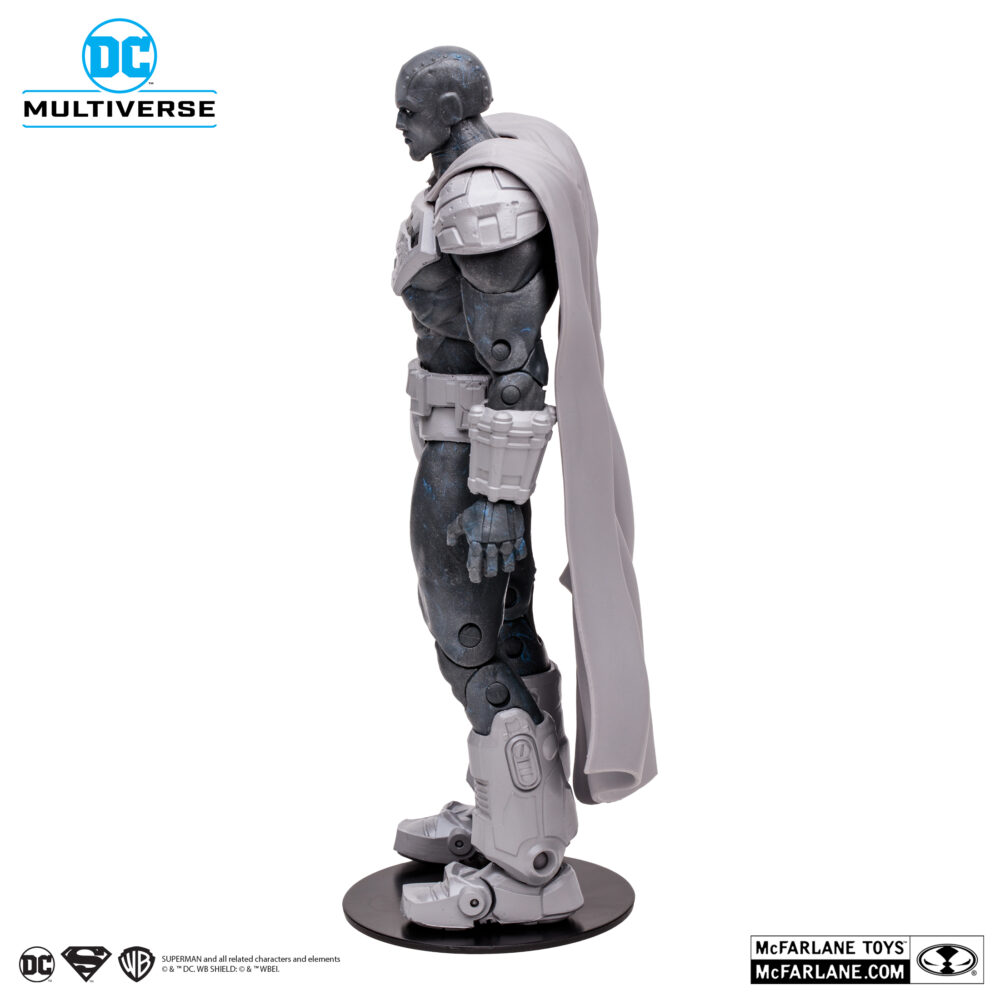 Figura de acción articulada de 16 cm del personaje SUPERMAN STEEL PLATINUM EDITION DC MULTIVERSE de MCFARLANE TOYS