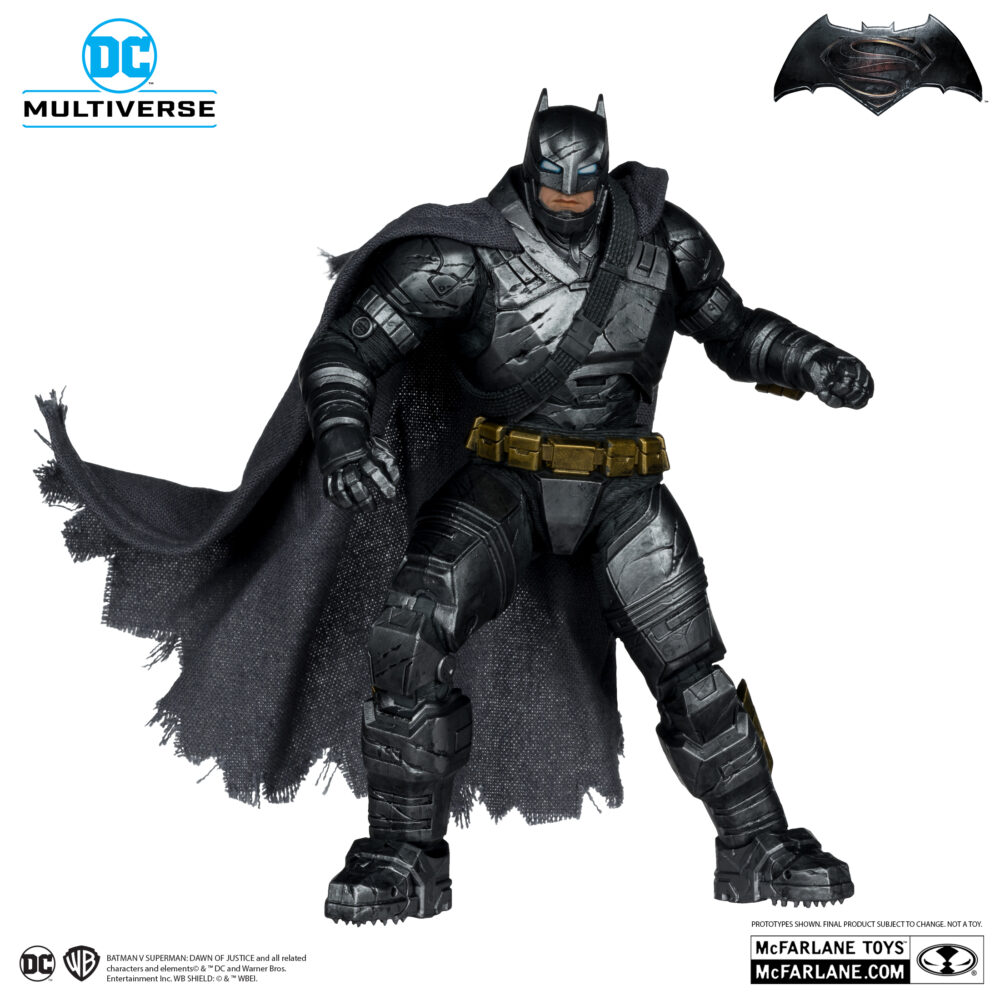 Figura de acción articulada de 17 cm del personaje BATMAN ARMORED SUIT (DAWN OF JUSTICE) DC MULTIVERSE de MCFARLANE TOYS