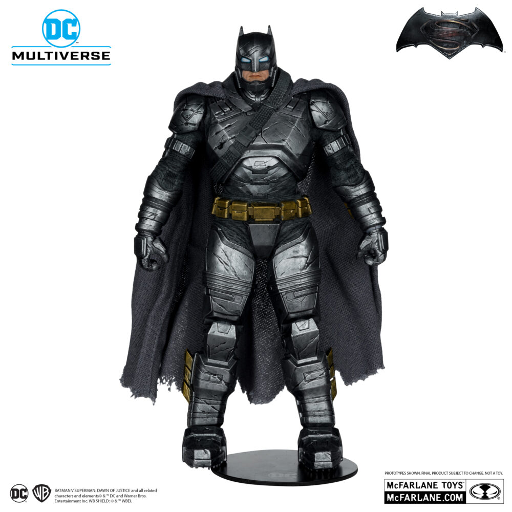 Figura de acción articulada de 17 cm del personaje BATMAN ARMORED SUIT (DAWN OF JUSTICE) DC MULTIVERSE de MCFARLANE TOYS