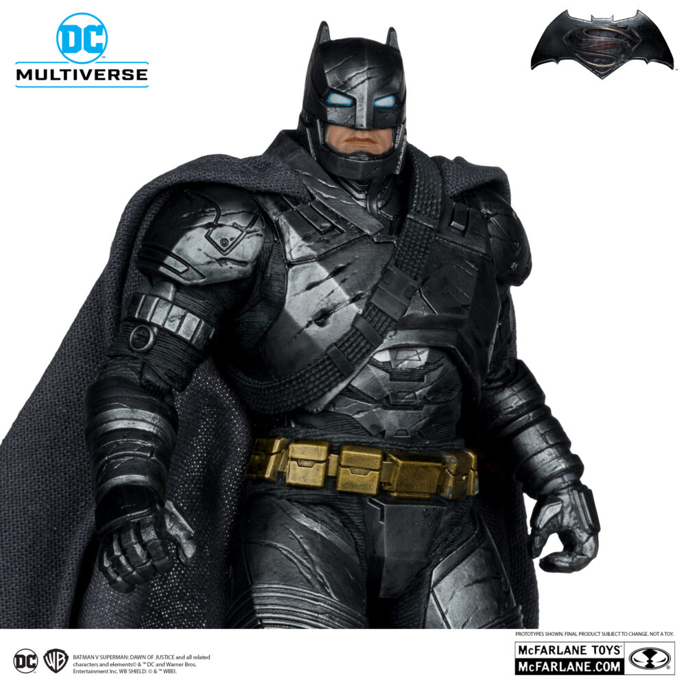 Figura de acción articulada de 17 cm del personaje BATMAN ARMORED SUIT (DAWN OF JUSTICE) DC MULTIVERSE de MCFARLANE TOYS