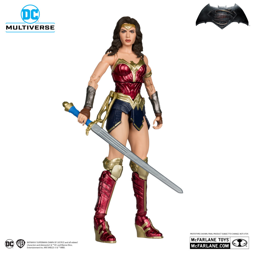 Figura de acción articulada de 17 cm del personaje WONDER WOMAN (DAWN OF JUSTICE) DC MULTIVERSE de MCAFARLANE TOYS