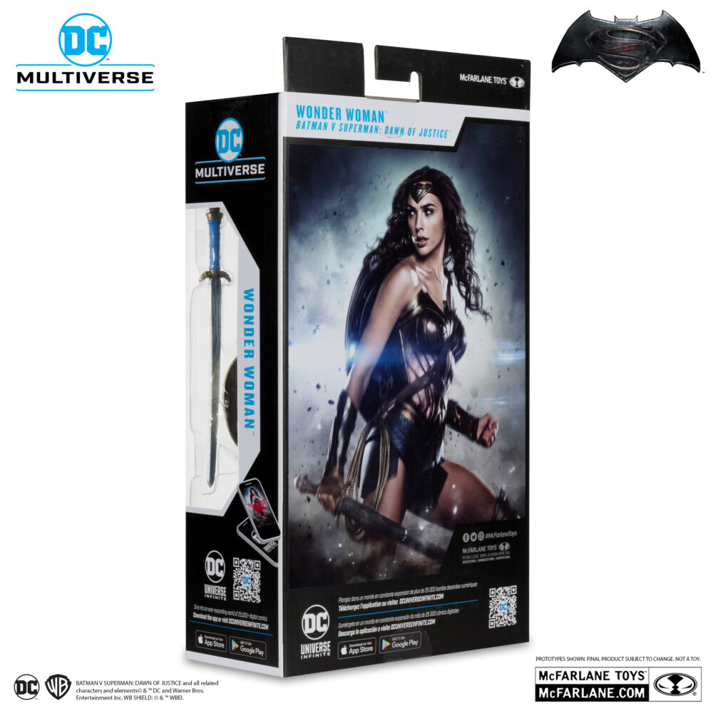 Figura de acción articulada de 17 cm del personaje WONDER WOMAN (DAWN OF JUSTICE) DC MULTIVERSE de MCAFARLANE TOYS