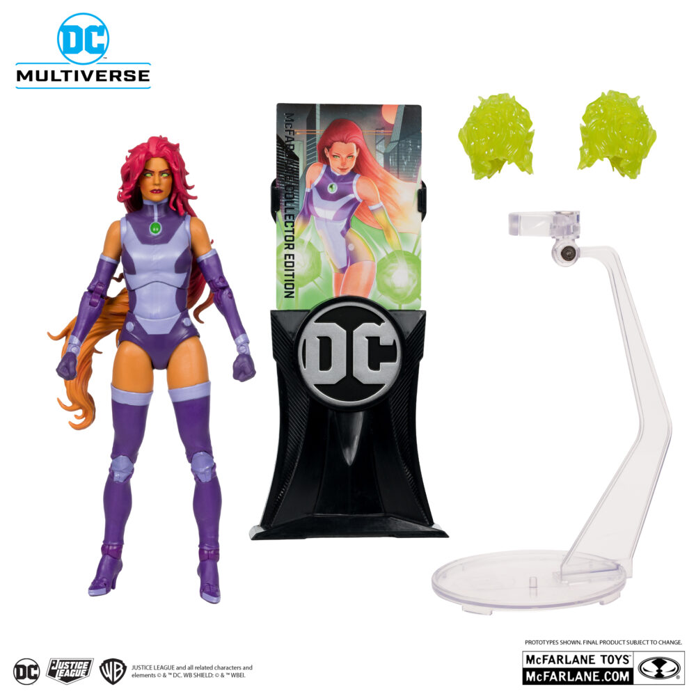 Figura de acción articulada de 16 cm del personaje STARFIRE PLATINUM EDITION COLLECTOR 11 DC MULTIVERSE de MCFARLANE TOYS